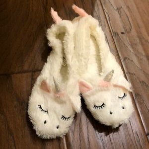 Unicorn slippers